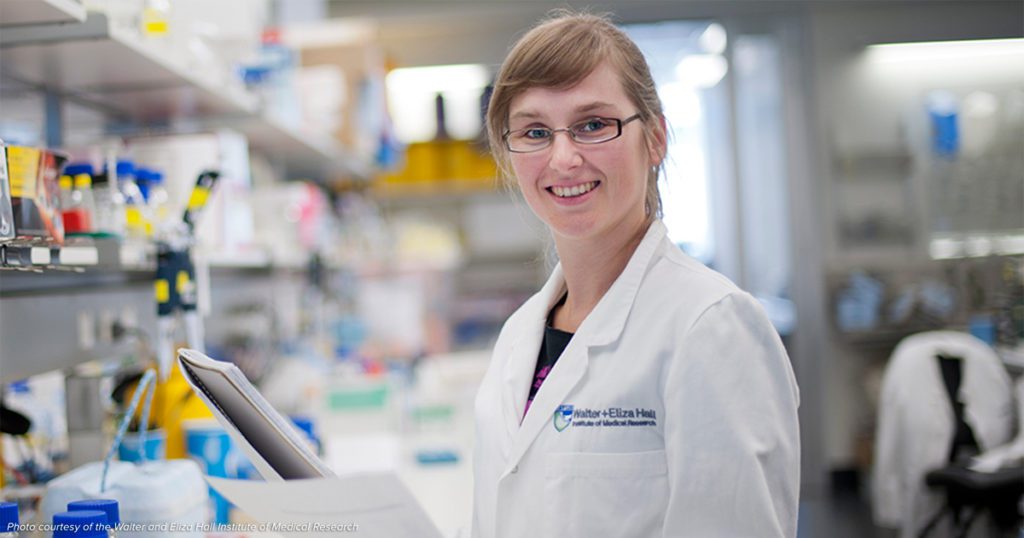 Dr Stephanie Grabow. Photo courtesy of the Walter and Eliza Hall Institute of Medical Research.