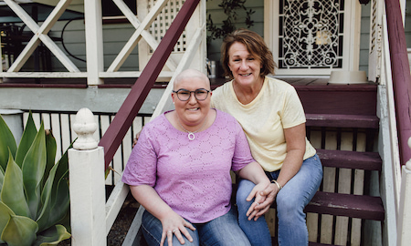 Siobhan Hoy and her mum Sally