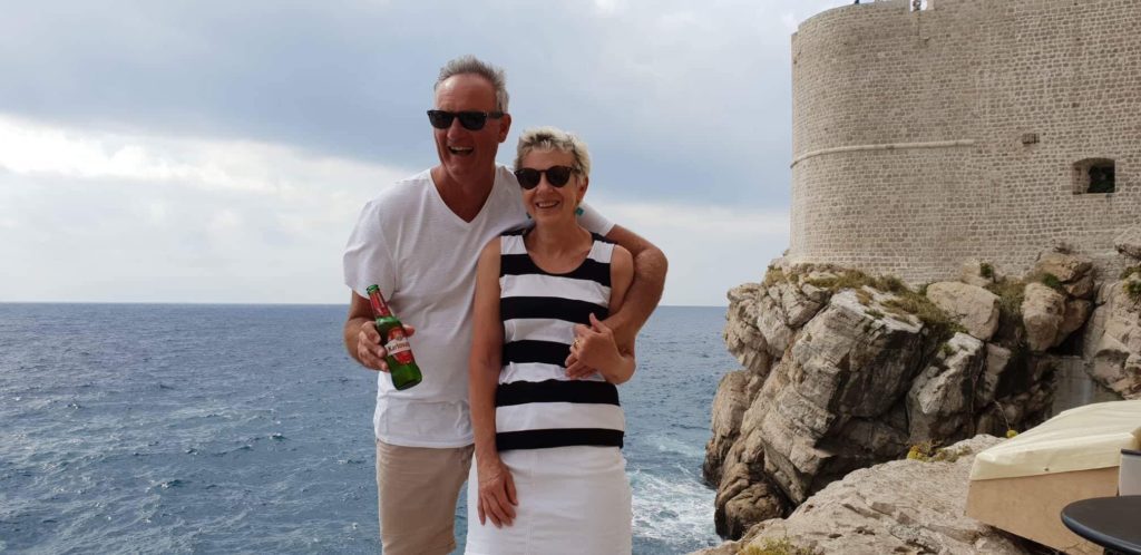 Brett and Louise in Dubrovnik