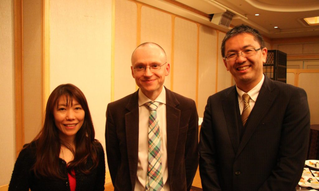 Dr David Ross and others in Tokyo