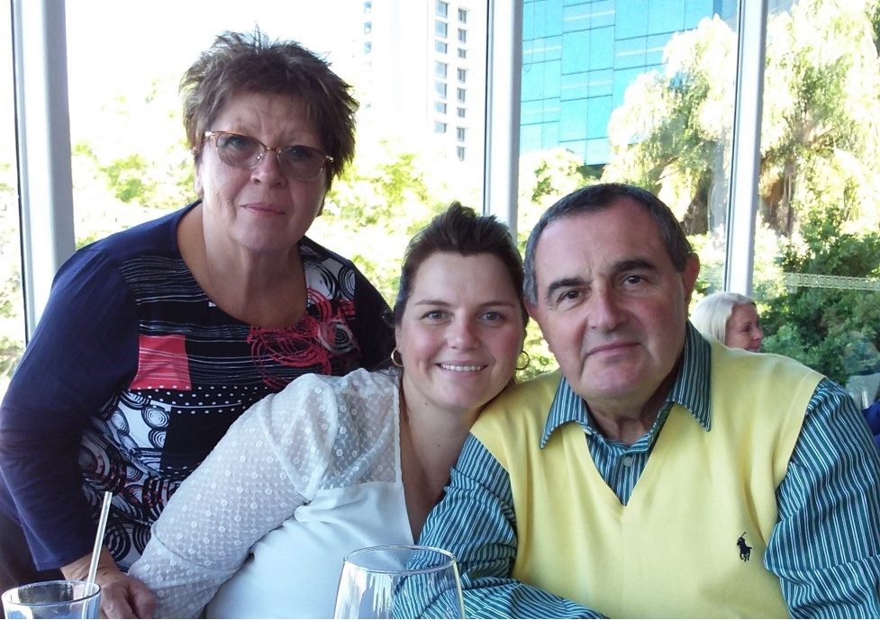Joe Mulaahmetovics and his family