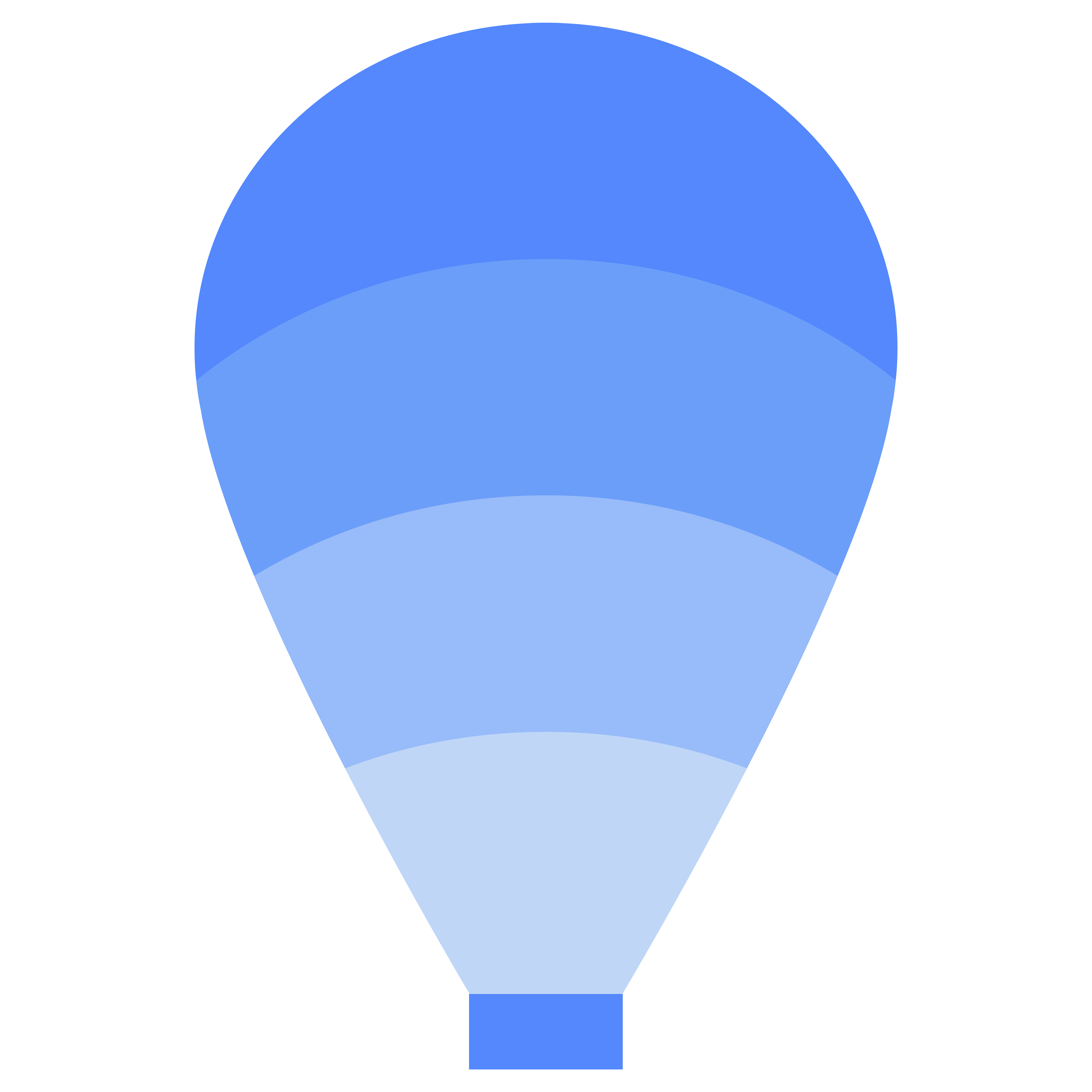 Illustration of a blue lantern