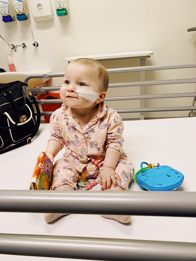 Daisy spent a total of 240 days in hospital for intensive treatment