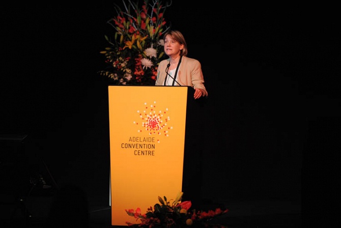 Susan Branford at HAA meeting 2015
