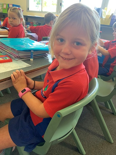 Haylen's first day of Grade 1 for 2021