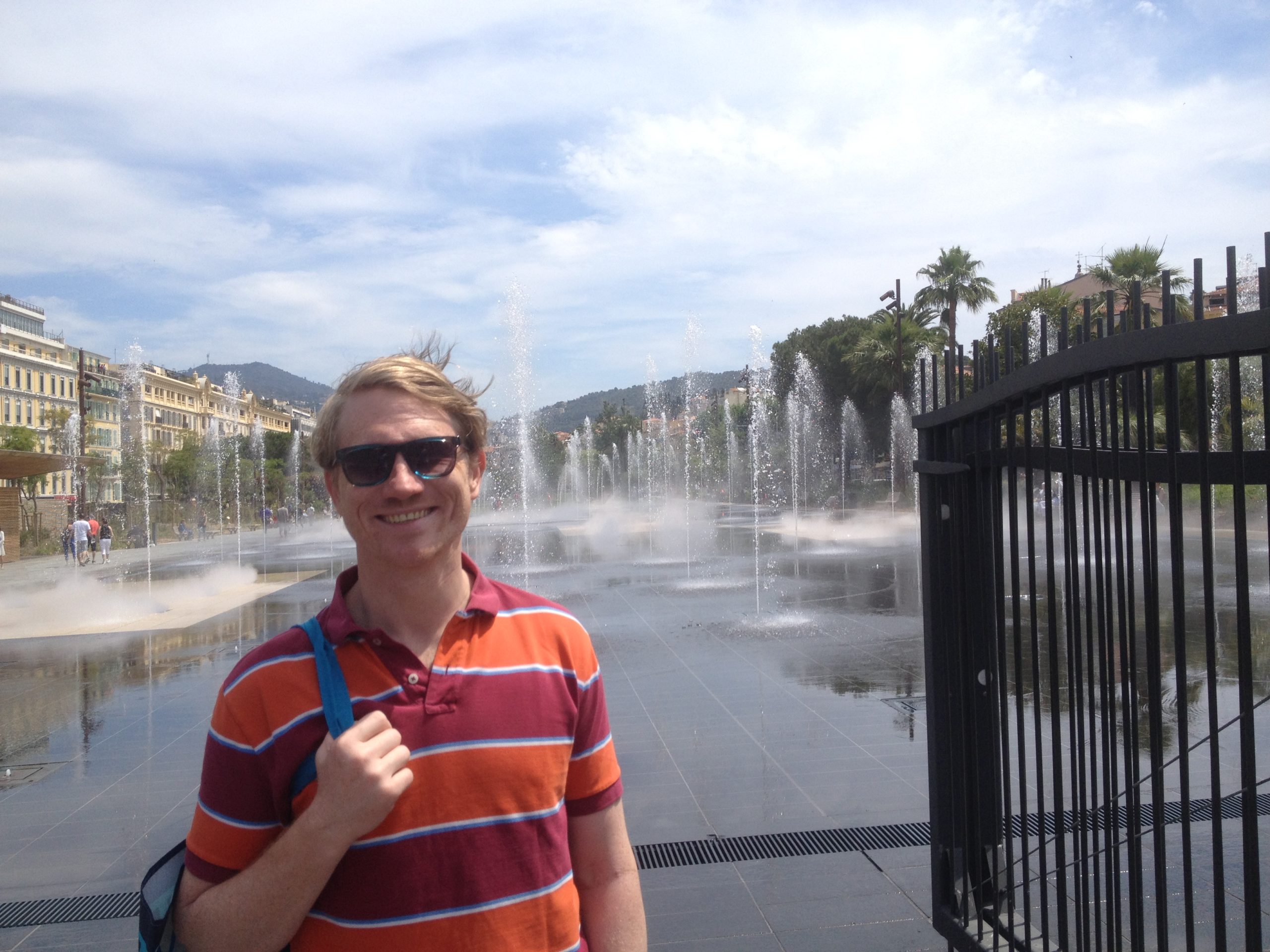 Dr Gibbs, out and about in Nice 