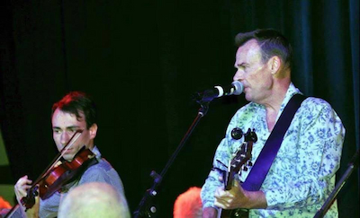 Hugh and Stephen McClure performing