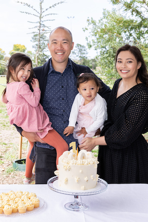 Dr Chun Fong with family