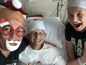 Ardern family Christmas in hospital 2018