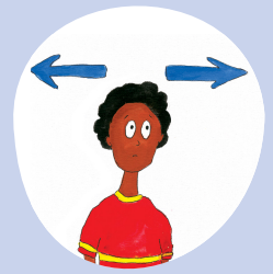 Illustration of a young man looking confused.