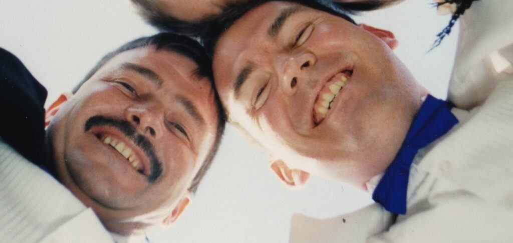 Bill Ridge and his friend Peter