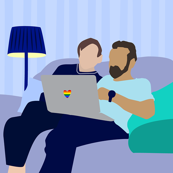 LGBTQ Couple graphic