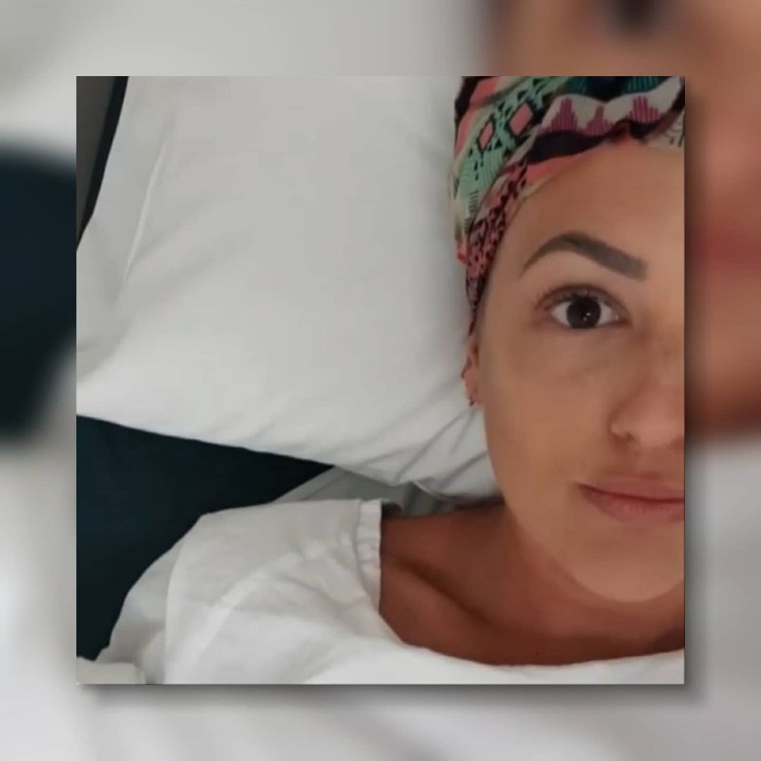 Five months after her diagnosis, Sam allowed herself to feel her sadness.