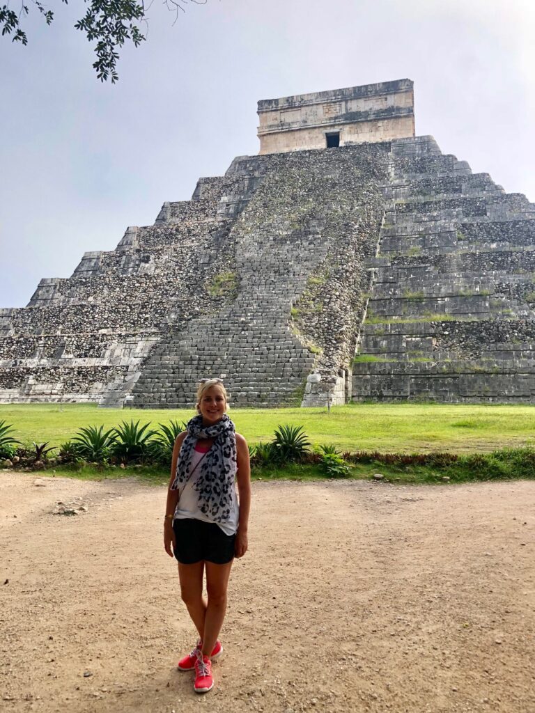 Luci in Mexico in 2018 when she was finally well enough to do some more travel