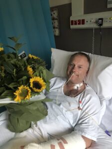 Alex felt the love and support from family and friends as he recovered from surgery in 2023.