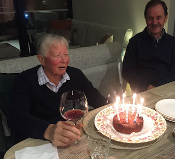 “My 70th birthday with friend Tony,” said Don. It was the 27th May 2020.