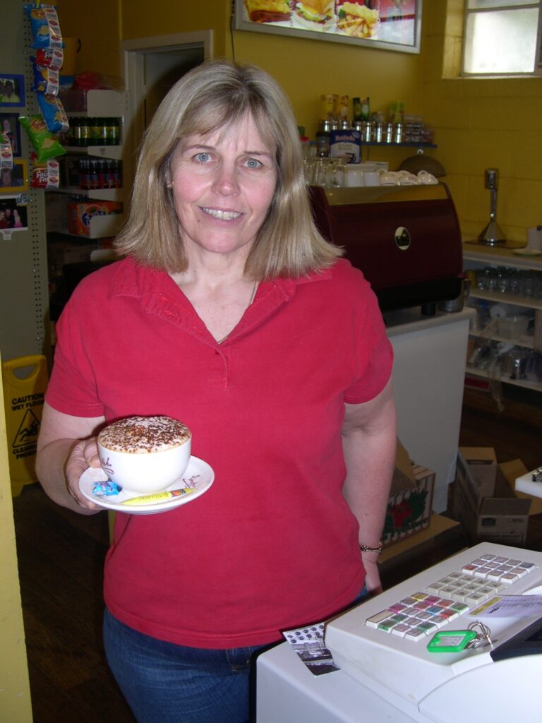 Leanne Pitman at the Penola café