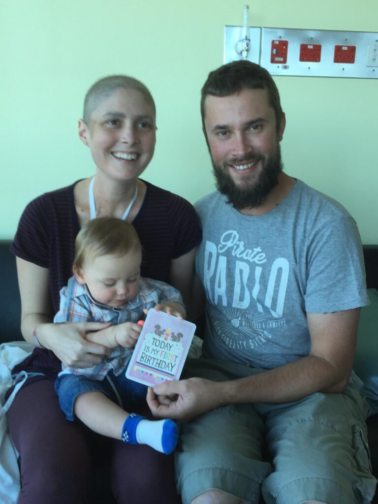 Stem cell transplant day and Jackson’s first birthday. Huge, emotional day!