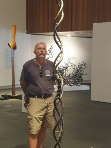 Steve is focusing on what he loves - his blacksmithing and sculpture work.