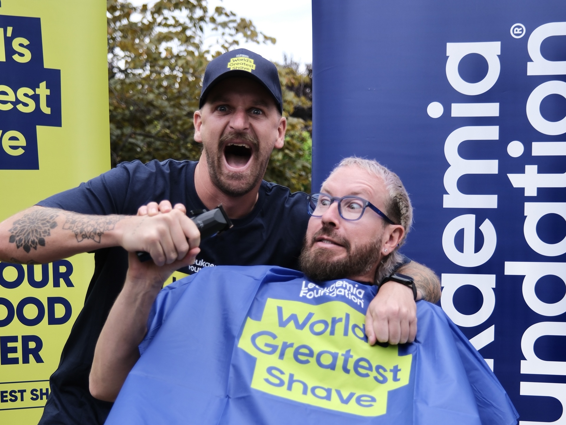 The Block's Robby and Mat join the World's Greatest Shave