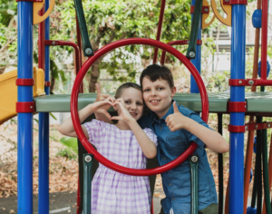 An unbreakable bond: Tilly’s diagnosis has brought this already inseparable brother-sister duo even closer