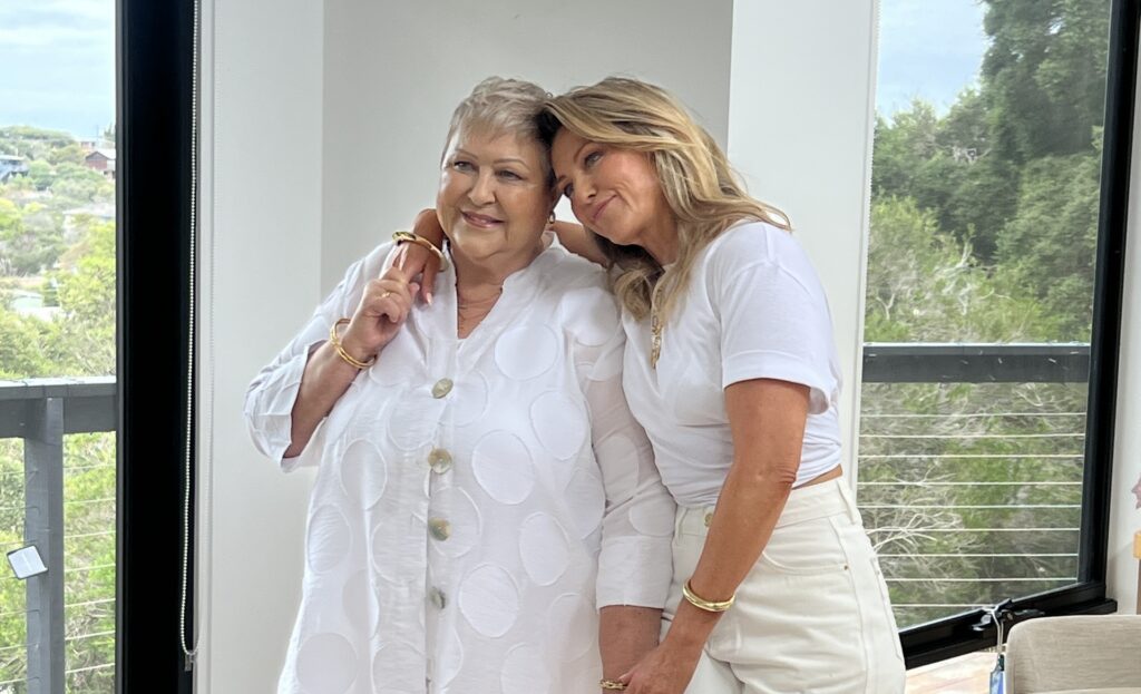 Jacinta Stapleton and her mother Jackie Williams