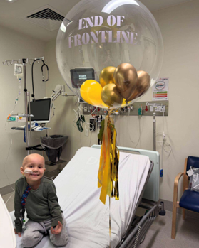 Despite going through the lowest of lows, Riley did his best to keep his spirits high
