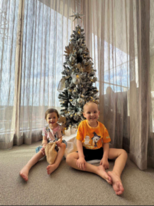 If they couldn’t go home for Christmas, they would bring Christmas to them